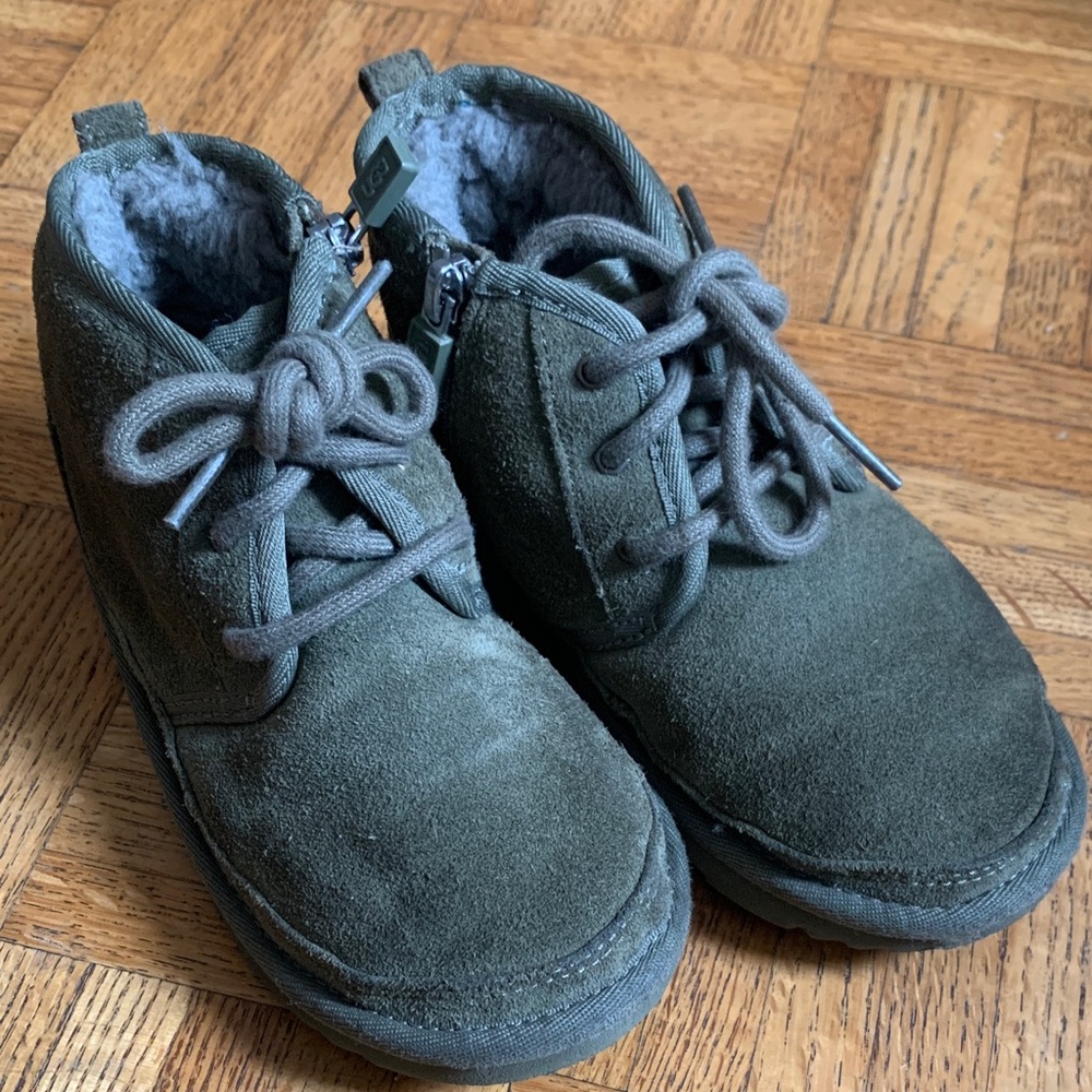 UGG Green Neumel II Boots with Zipper